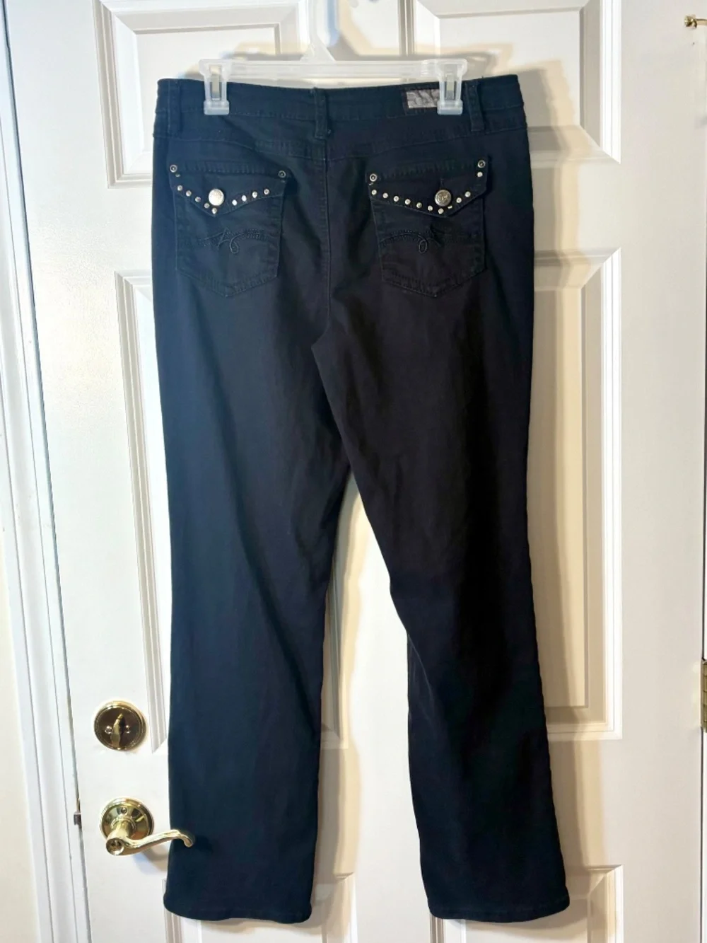 Black Embellished Earl Jeans.